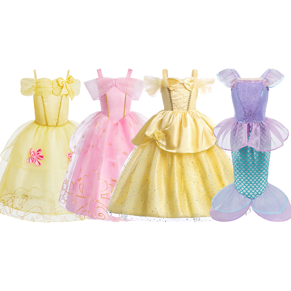 Summer Clothing For Kids Girls - Kids Arlo Bell Mermaid Carnival Vestidos