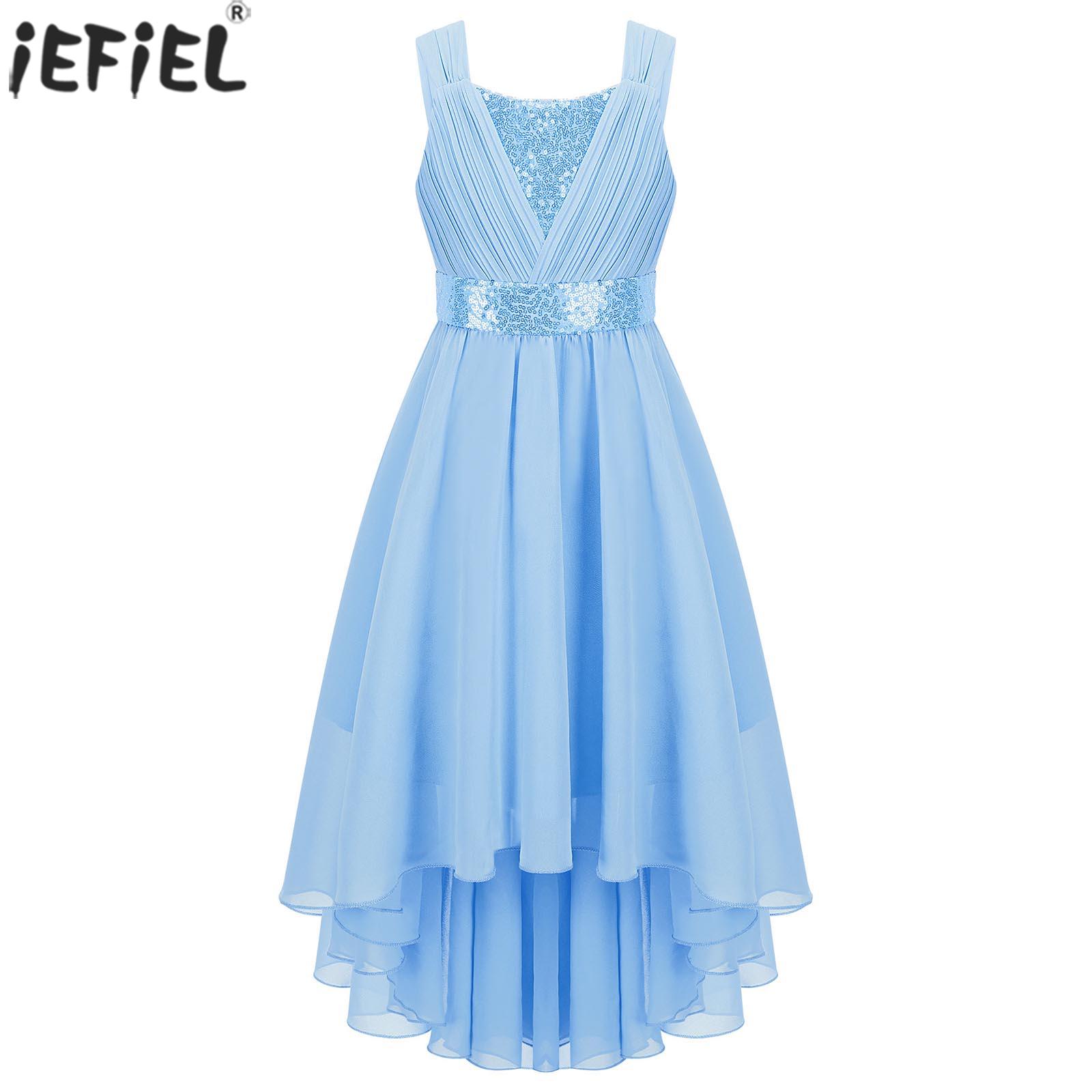 Summer Clothing For Kids Girls - Kids Girls Sequins Ruched Party Birthday