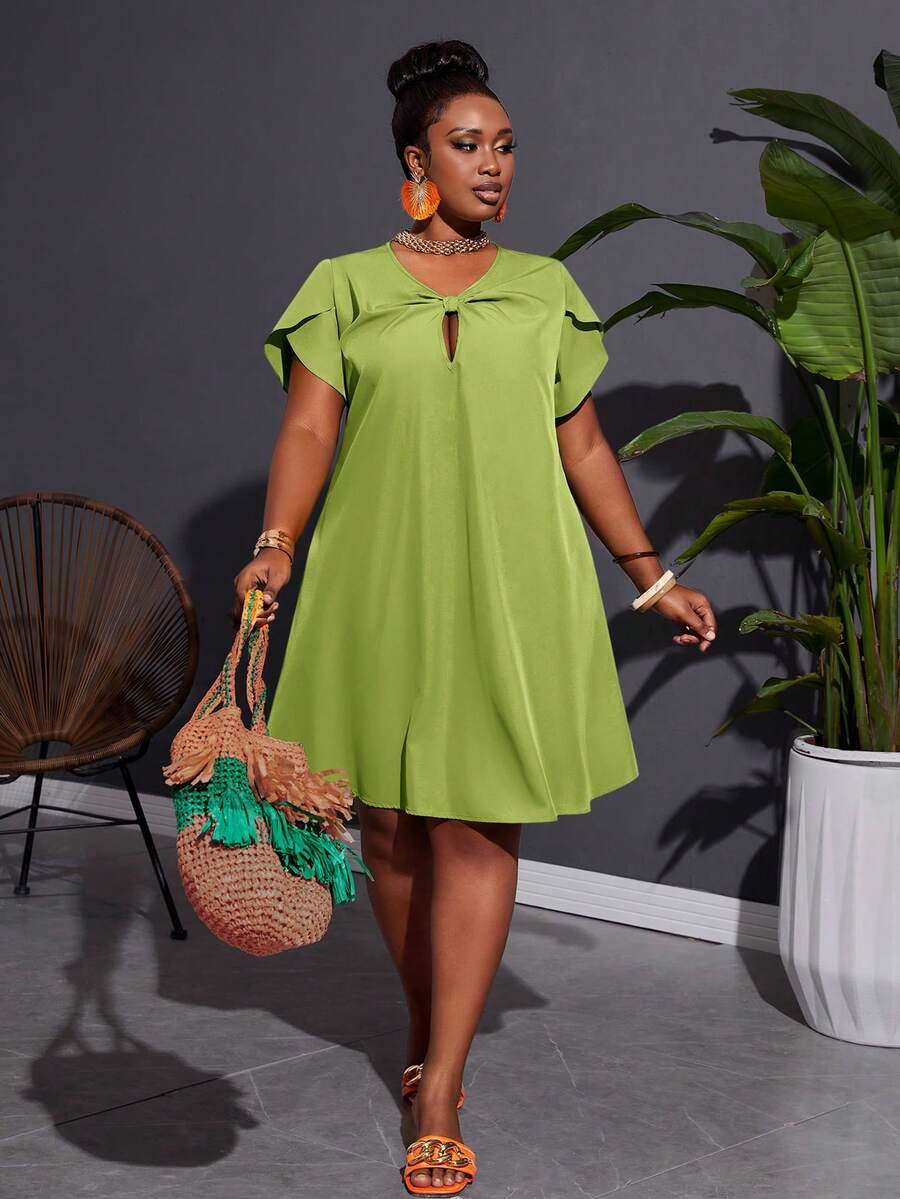 Summer Upf Clothing - Slaydiva Plus Vacation Casual Non-Stretch Woven