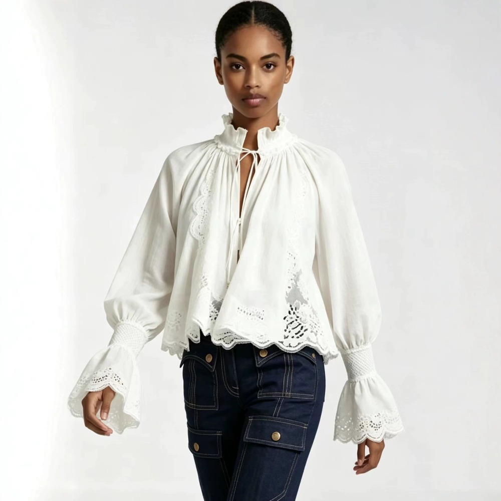 Customization Women's Vintage  - Tie Front Shirt review and price
