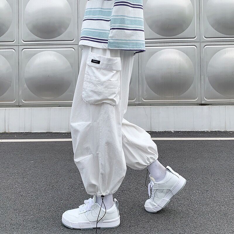 Men Bloomers Loose Cargo Pants - Summer Clothing Vibes review and price