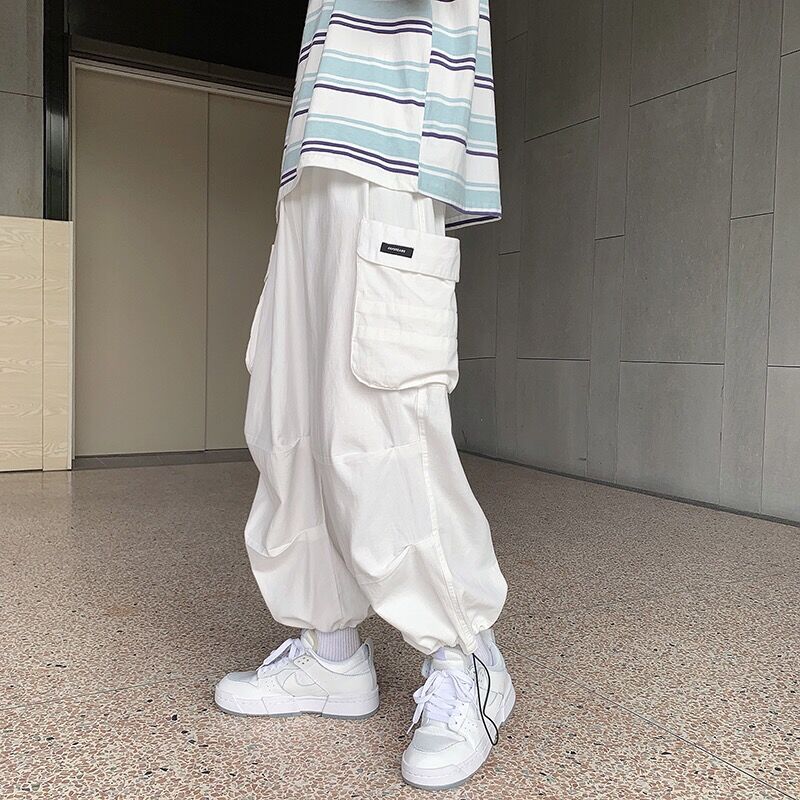 Men Bloomers Loose Cargo Pants - Summer Clothing Vibes review and price