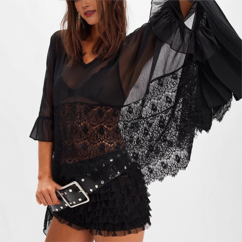 Loose Blouse For Woman Shirts  - Summer Clothing Holiday review and price
