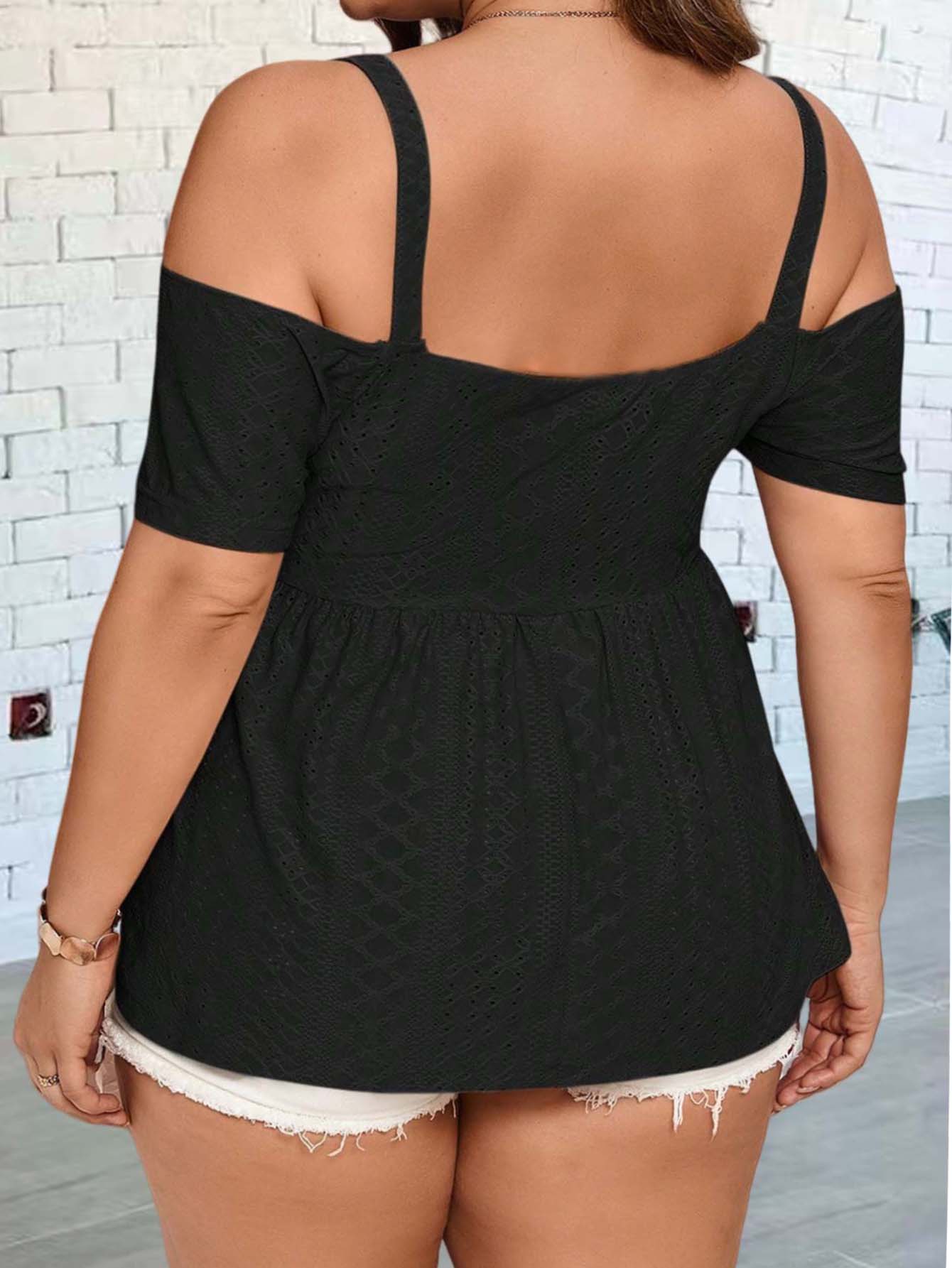Elegant off-shoulder vest suit - Summer Upf Clothing review and price