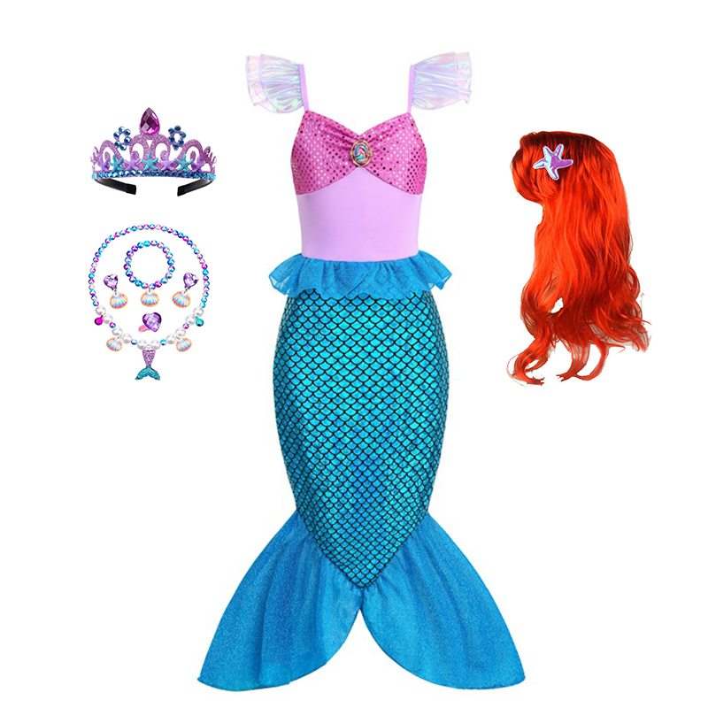 Girls Ocean Mermaid Princess C - Summer Clothing For Kids Girls review and price