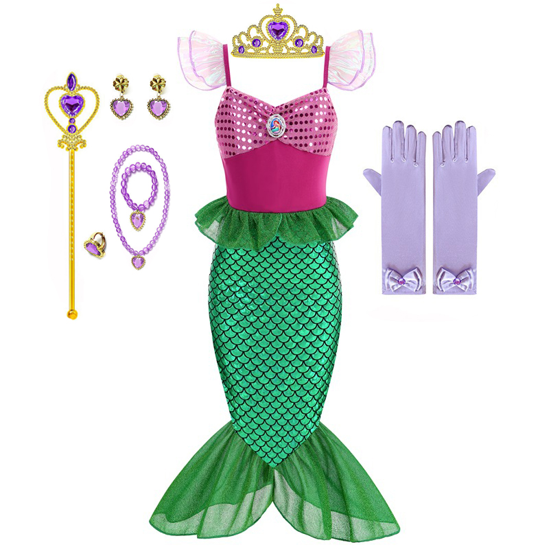 Girls Ocean Mermaid Princess C - Summer Clothing For Kids Girls review and price