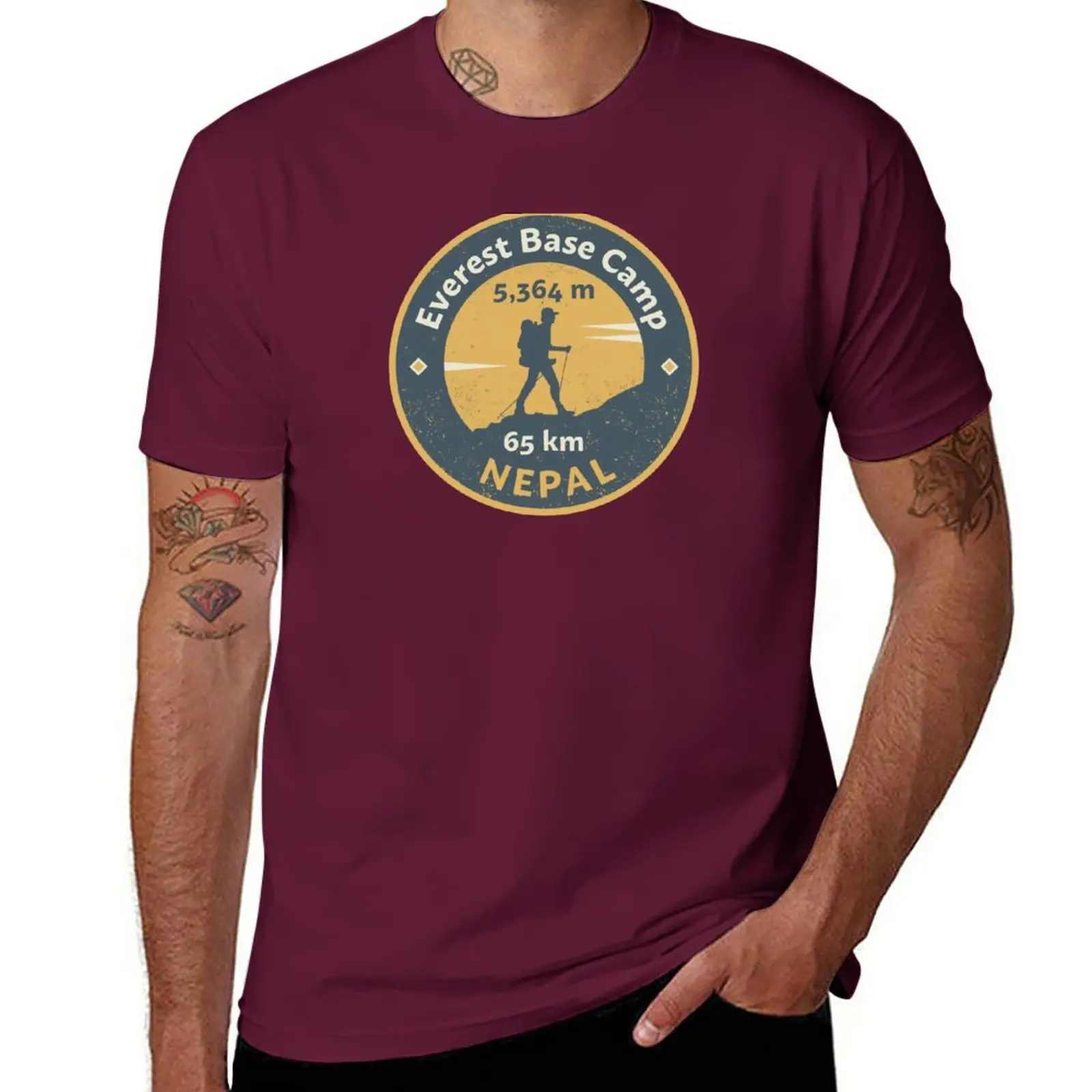 Crewneck Short Sleeve T Shirts - Summer Everest Clothing review and price