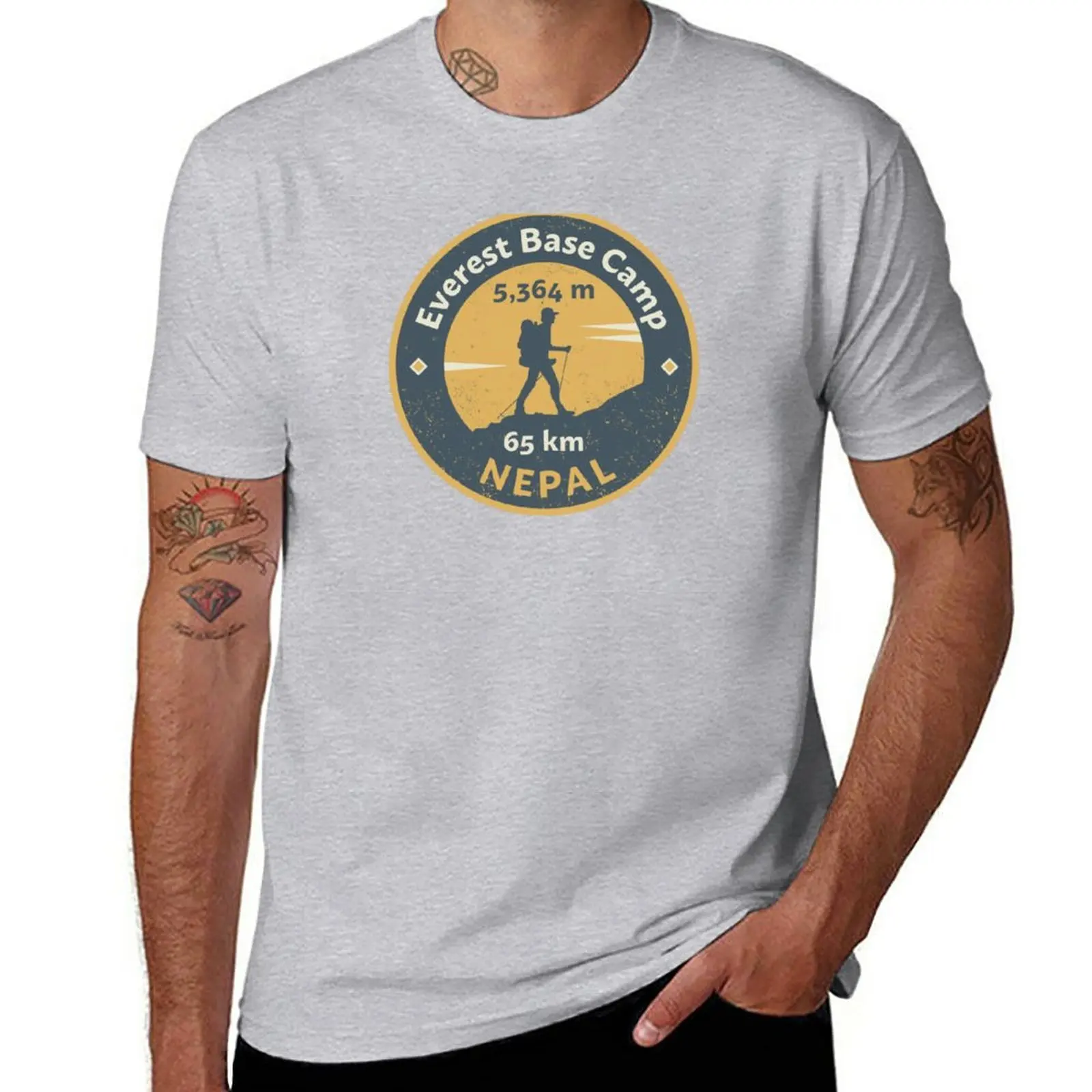 Crewneck Short Sleeve T Shirts - Summer Everest Clothing review and price