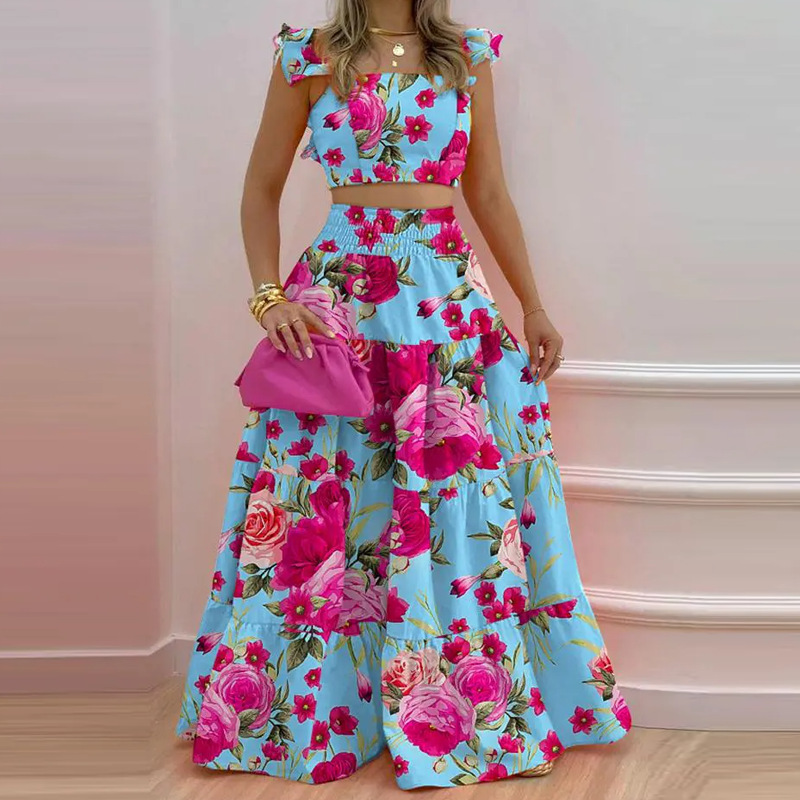 Skirt Y2k Two Piece Set Womans - Summer Clothing Office review and price