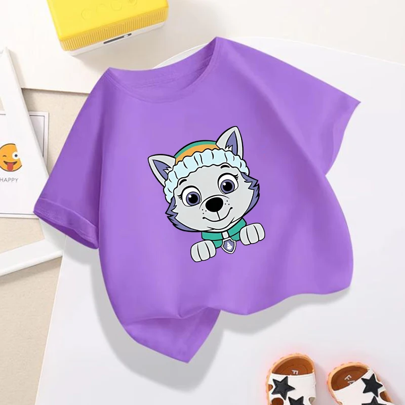 Paw Patrols Series T-Shirt Pur - Summer Everest Clothing review and price