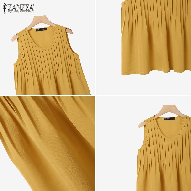 ZANZEA Plus Size 5XL Woman Pin - Summer Clothing Holiday review and price