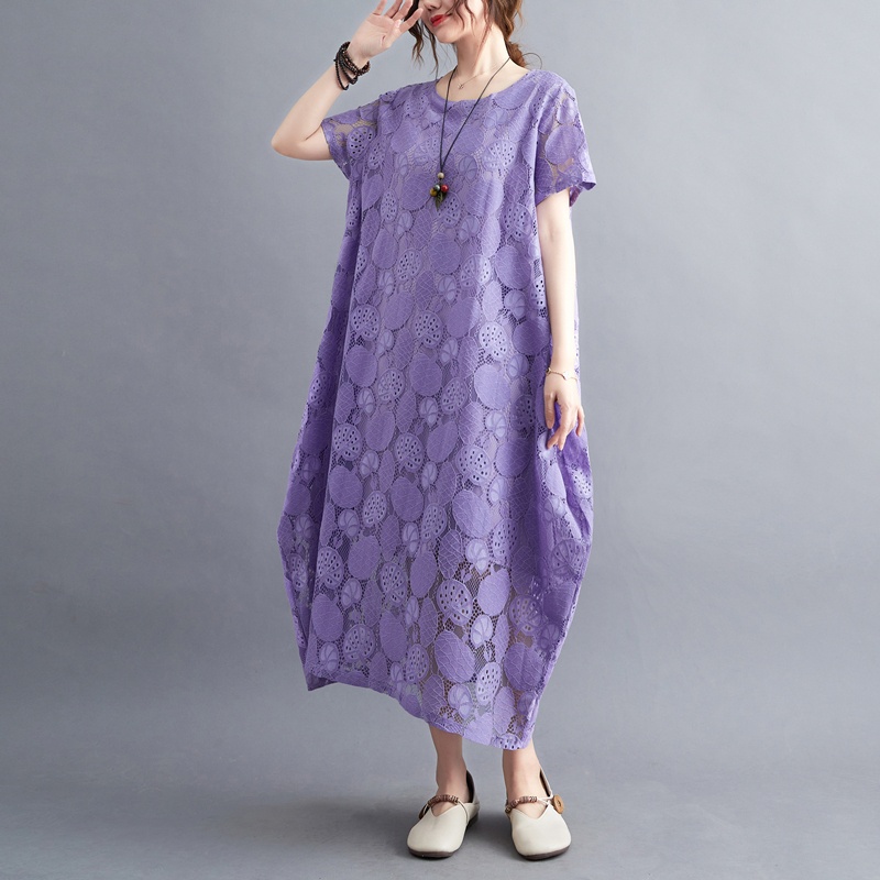Casual Lace Hollow out Long Dr - Summer Upf Clothing review and price