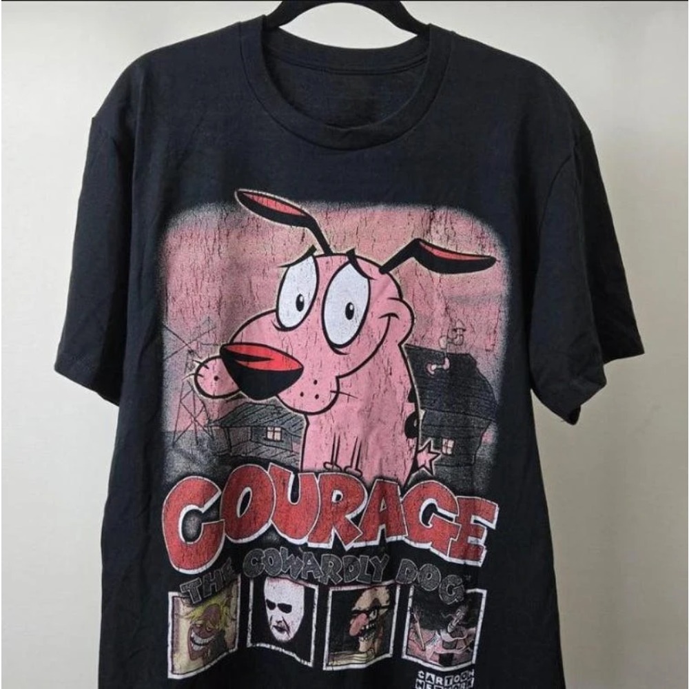 Summer Vintage Courage The Cow - Summer Clothing Cartoon review and price