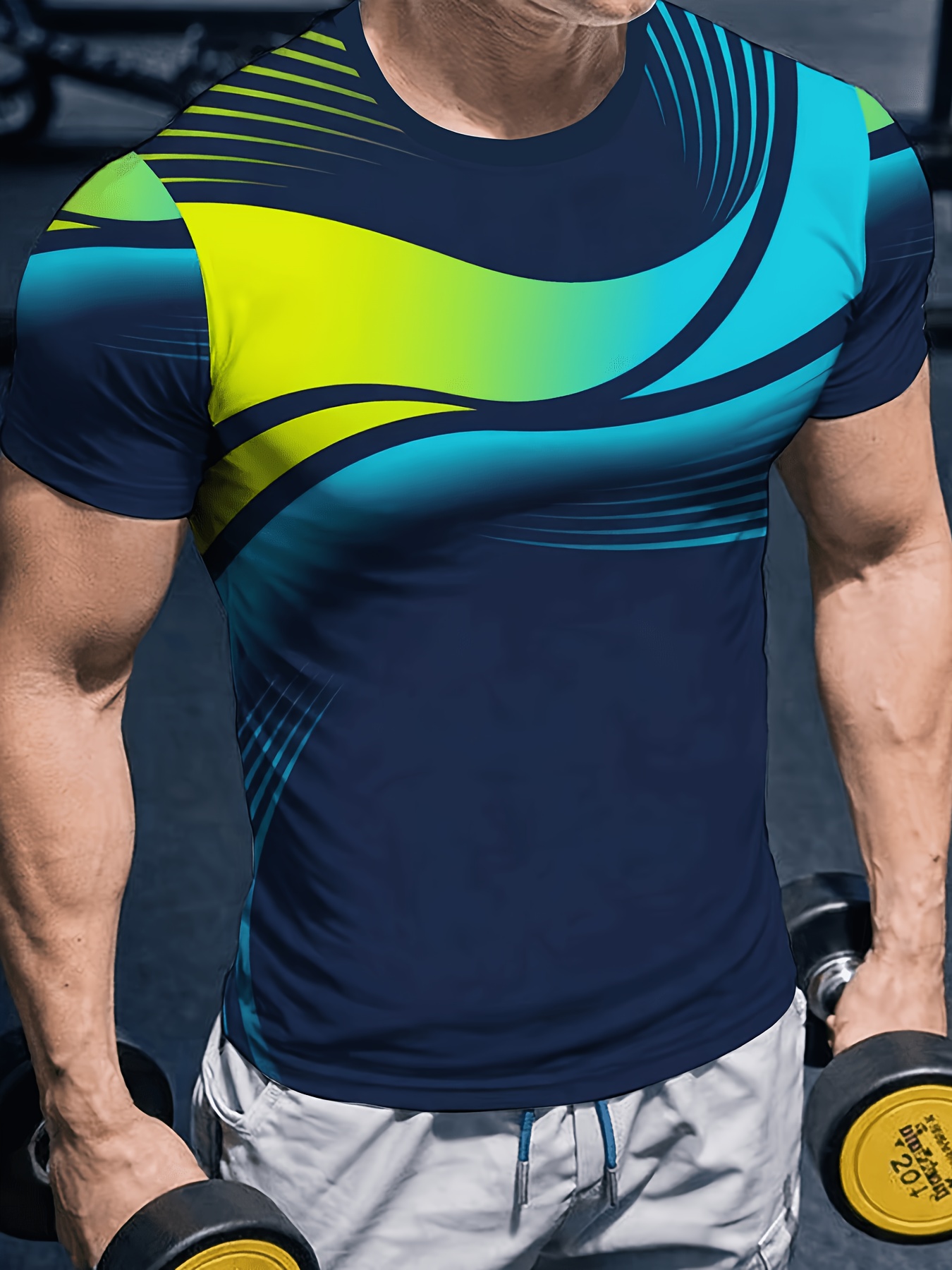 Men High Elastic Quick Dry Spo - Tie Front Shirt review and price
