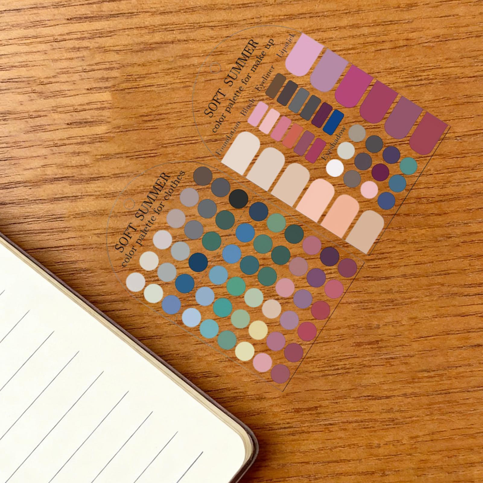 2pcs Soft Summer Color Palette - Summer Clothing Palette review and price
