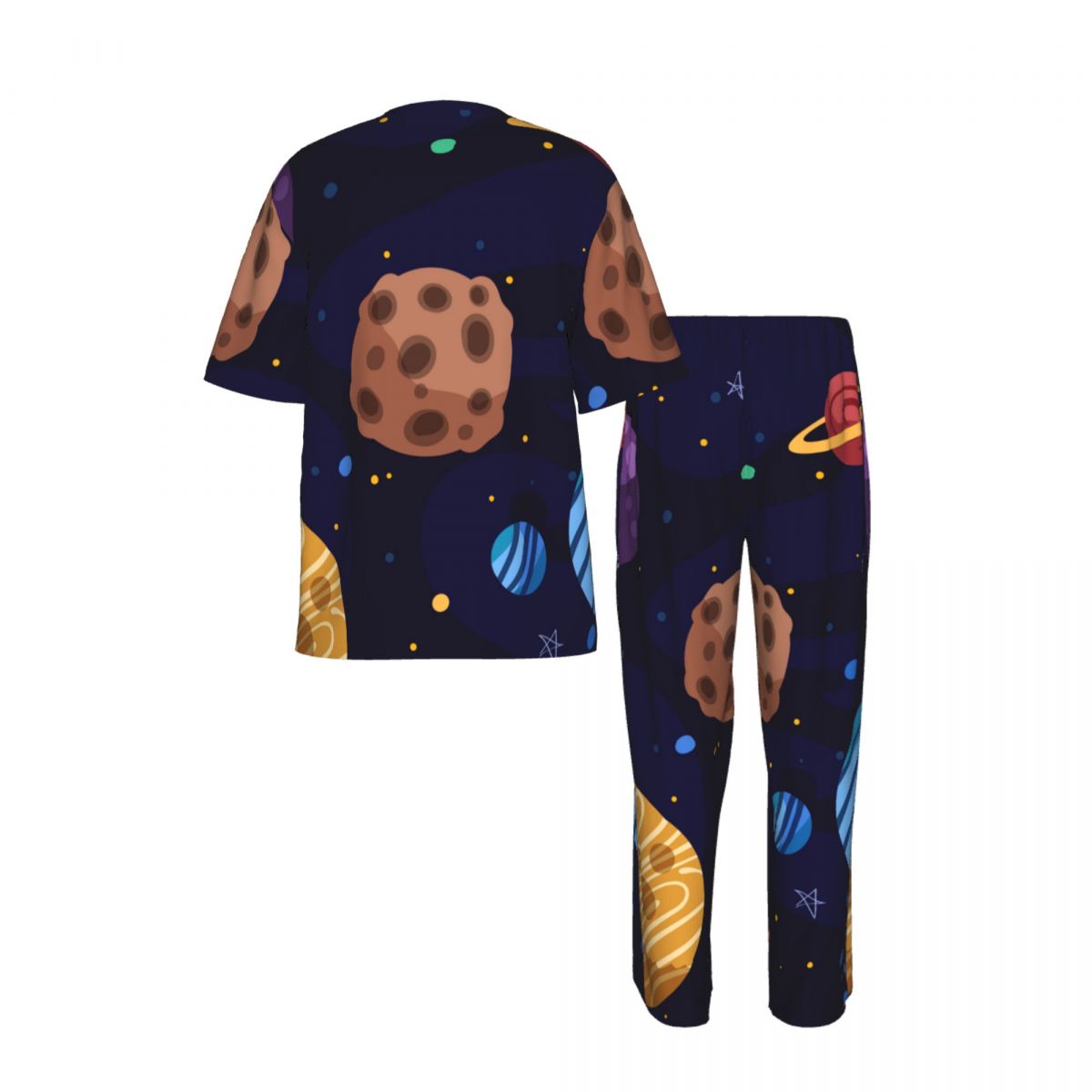Men Pajamas Suit Short Sleeved - Summer Clothing Cartoon review and price