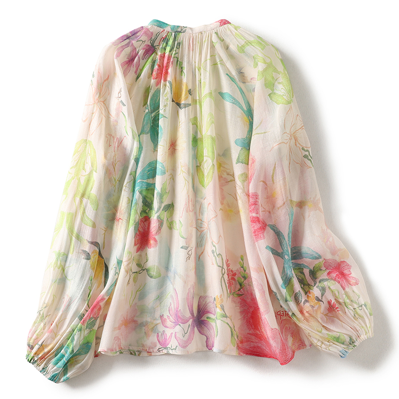 Holiday Beach Floral Boho Styl - Tie Front Shirt review and price
