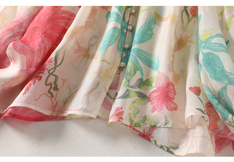 Holiday Beach Floral Boho Styl - Tie Front Shirt review and price