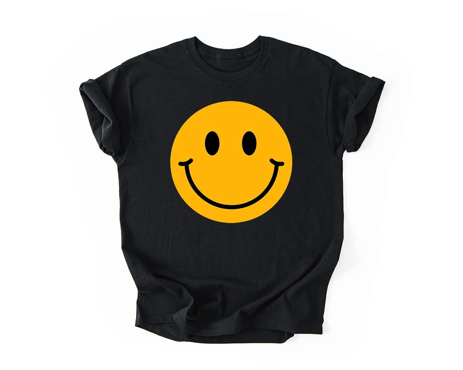 Smiley Face T-Shirt, Happy Fac - Summer Clothing Vibes review and price