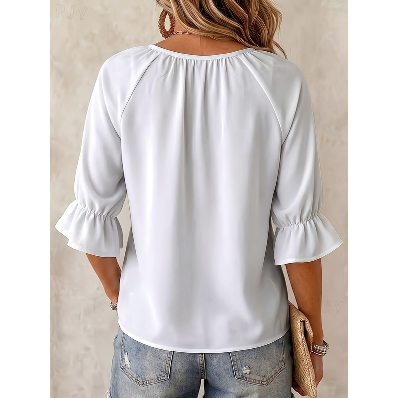 Plus Size Women's Summer Dress - Tie Front Shirt review and price