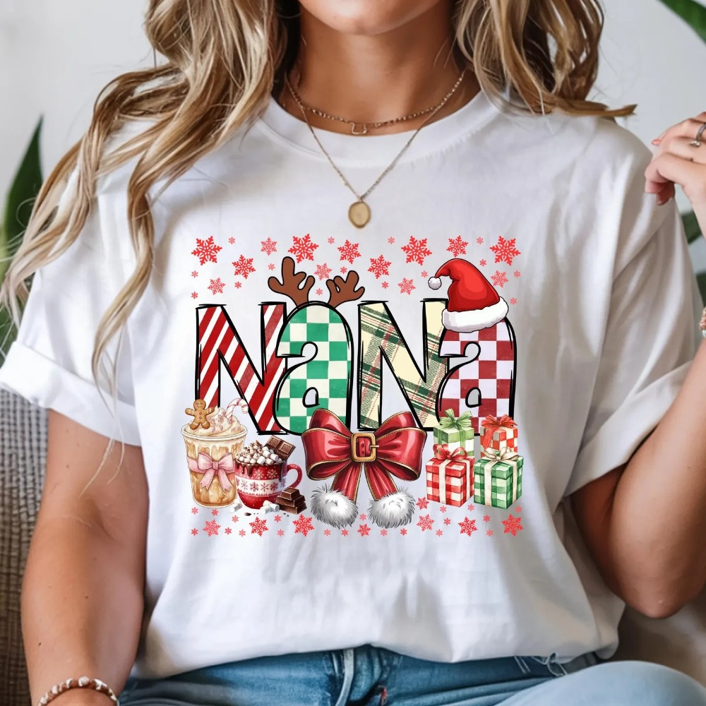 NANA Holiday Christmas T-Shirt - Summer Clothing Vibes review and price