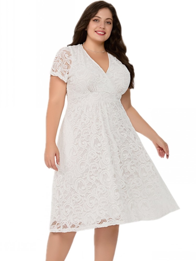 XL-5XL Plus Size Clothes Lace  - Xl Summer Clothing review and price