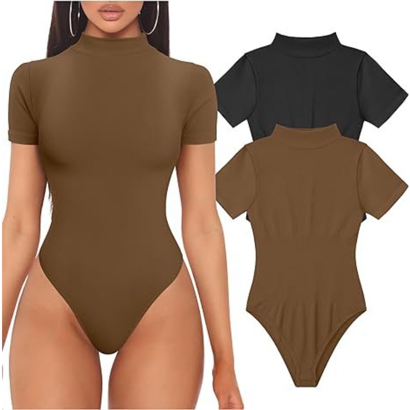 Short Sleeve Turtleneck Bodysu - Summer Clothing Bundle review and price