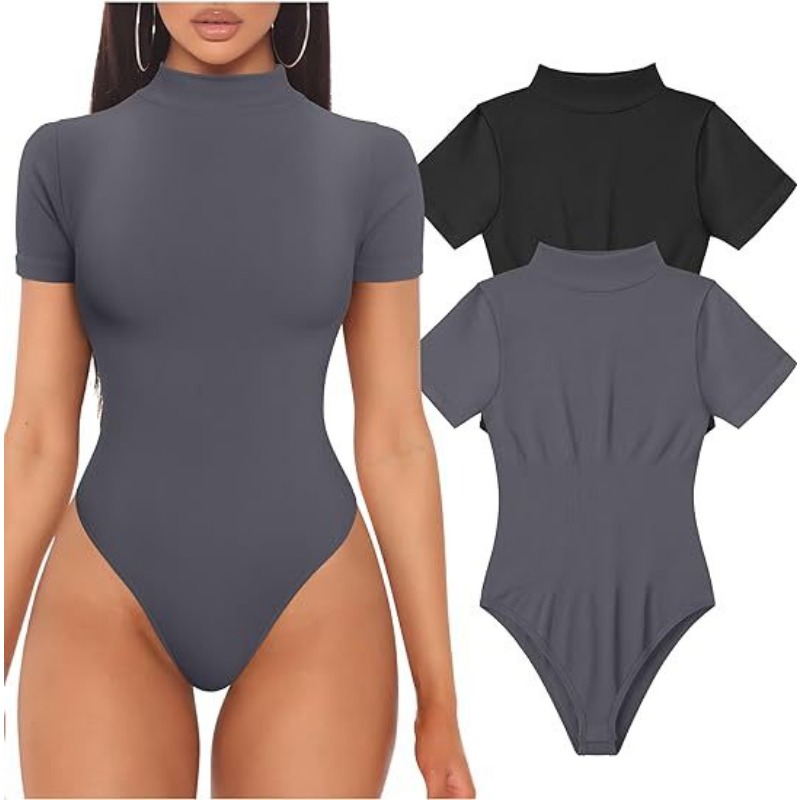 Short Sleeve Turtleneck Bodysu - Summer Clothing Bundle review and price