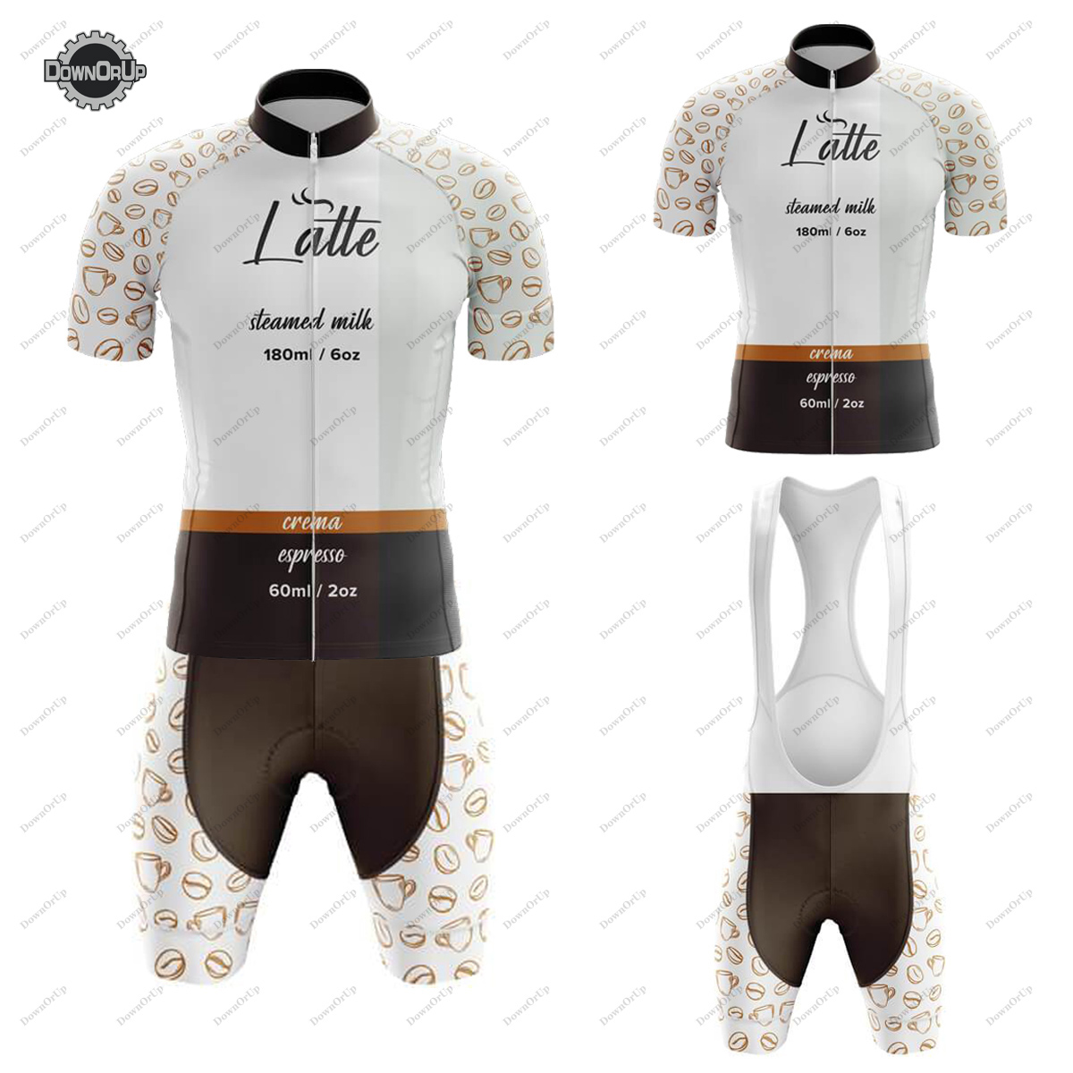 Coffee List Latte Cycling Jers - Summer Clothing List review and price