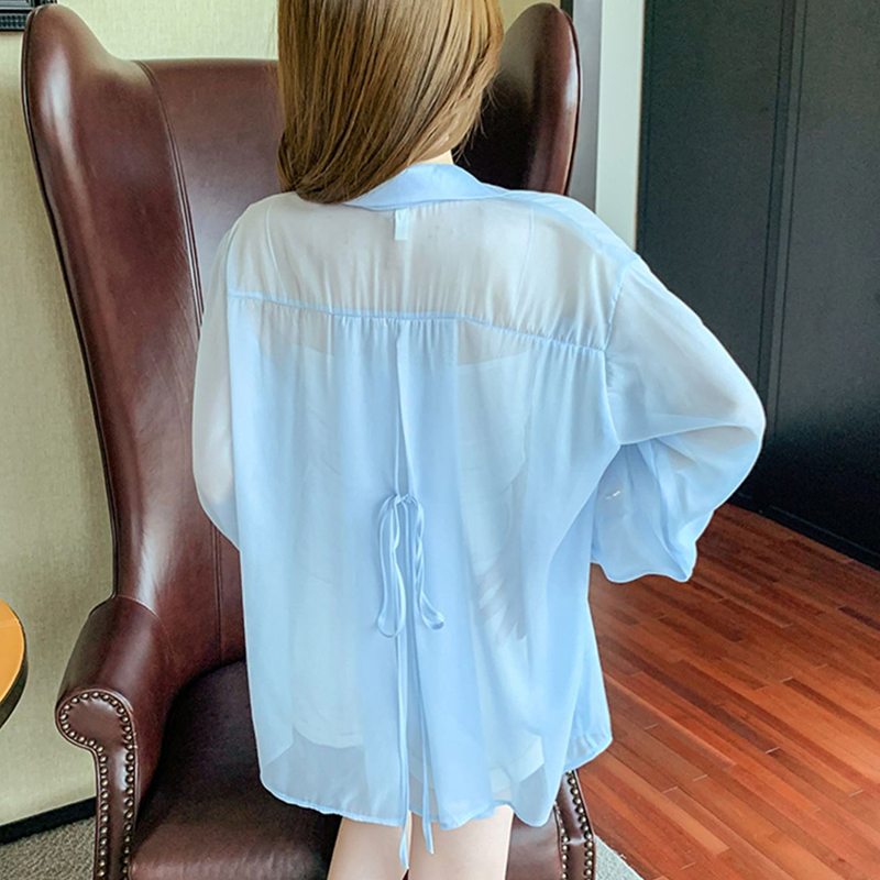 Tie Back Button Down Shirt Wom - Tie Front Shirt review and price