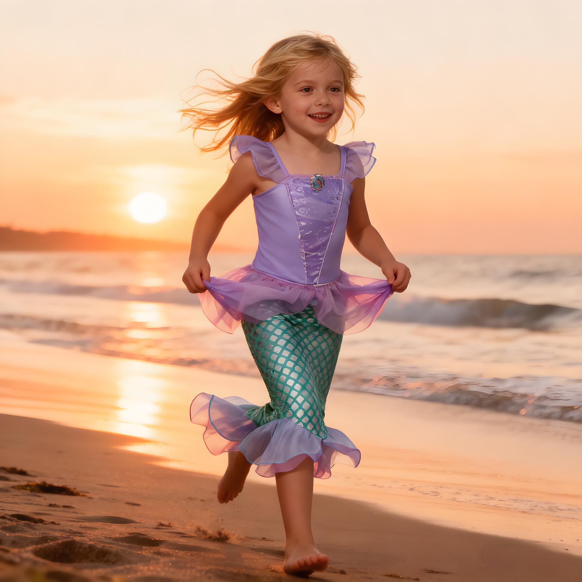 Summer Mermaid Birthday Party  - Summer Clothing For Kids Girls review and price