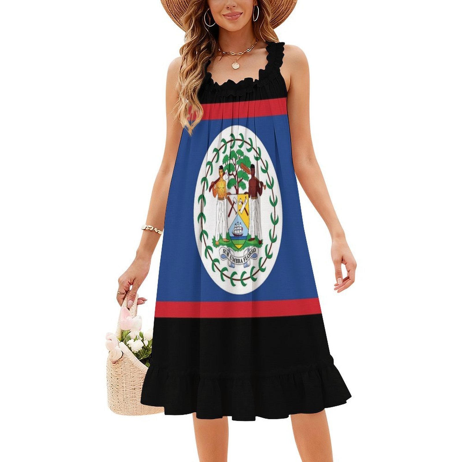 National Flag Of Belize Women' - Summer Clothing Banner review and price