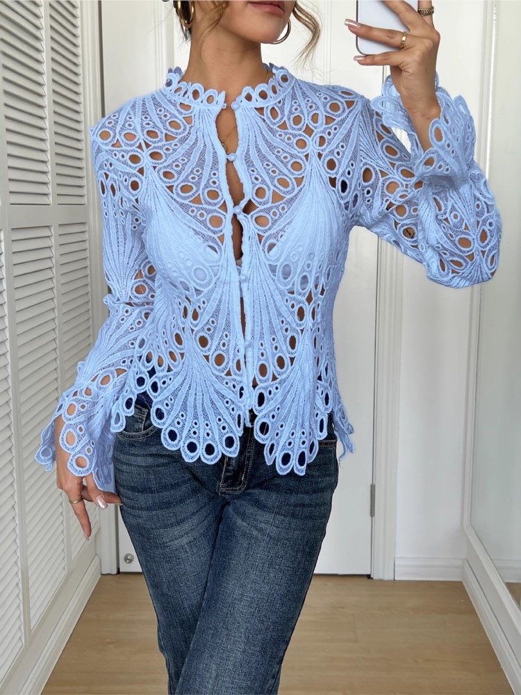 White Lace Shirt For Women Fas - Summer Clothing Holiday review and price