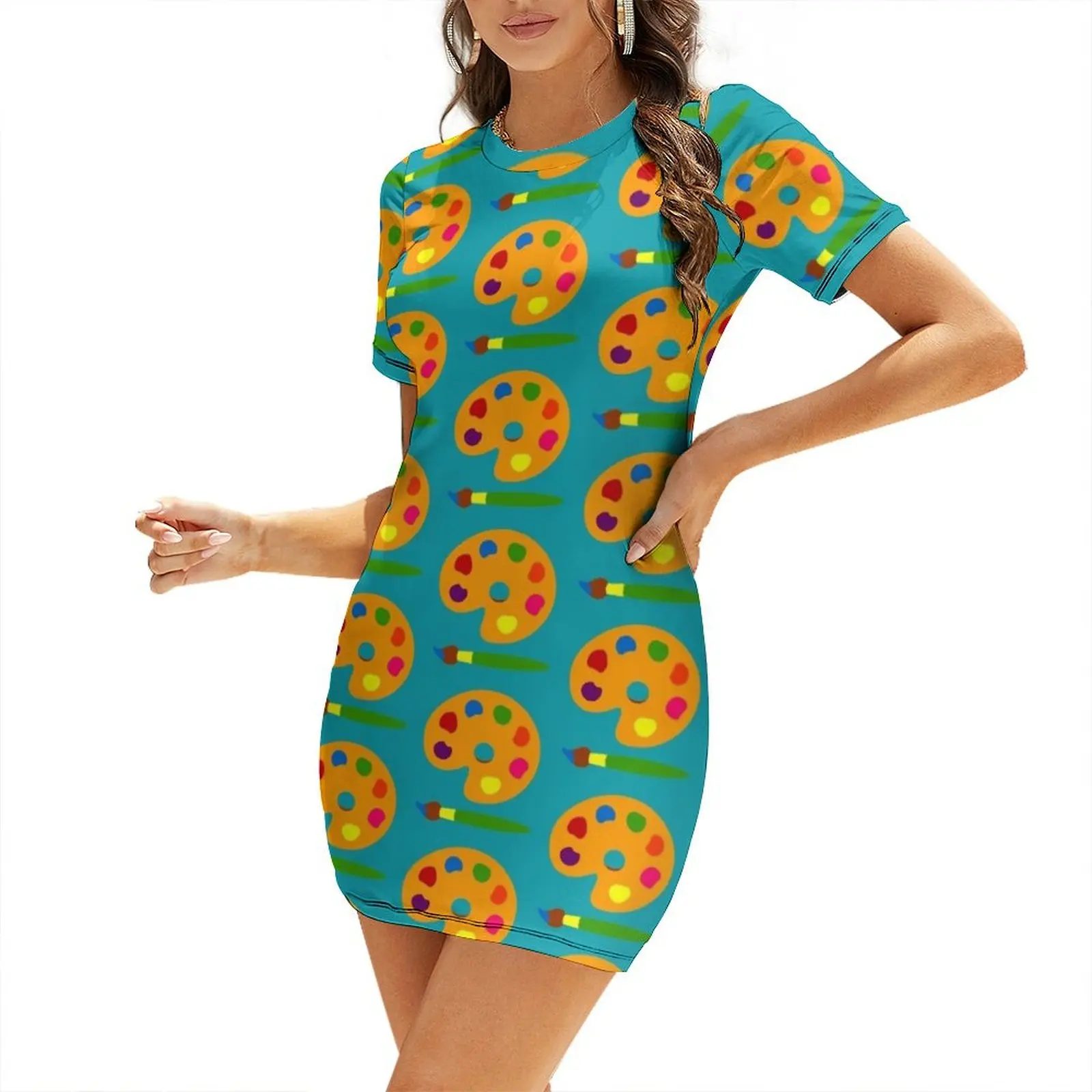 Colorful Paint Palette Short-S - Summer Clothing Palette review and price